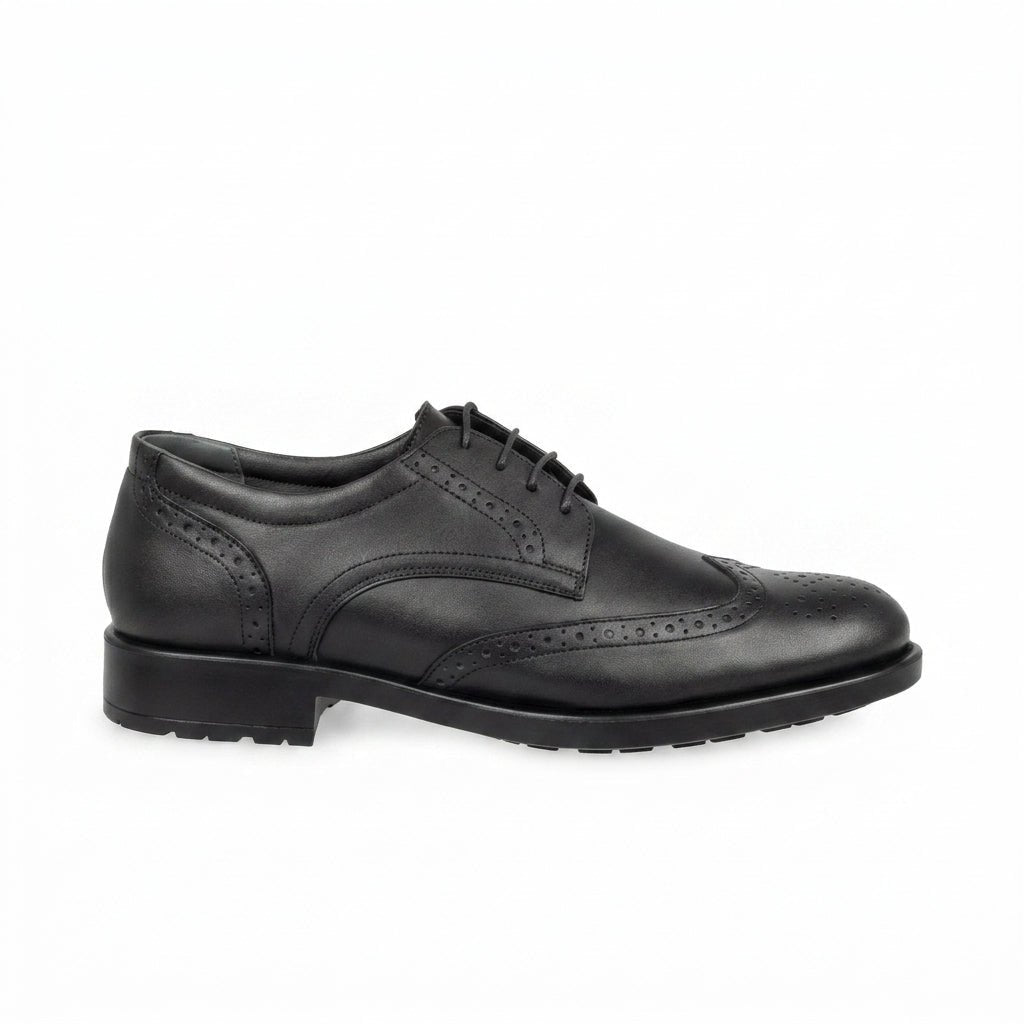 Pantofi eleganti barbati din piele naturală, M-61063, negru - Paul Style