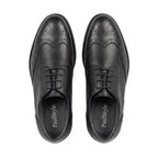 Pantofi eleganti barbati din piele naturală, M-61063, negru - Paul Style