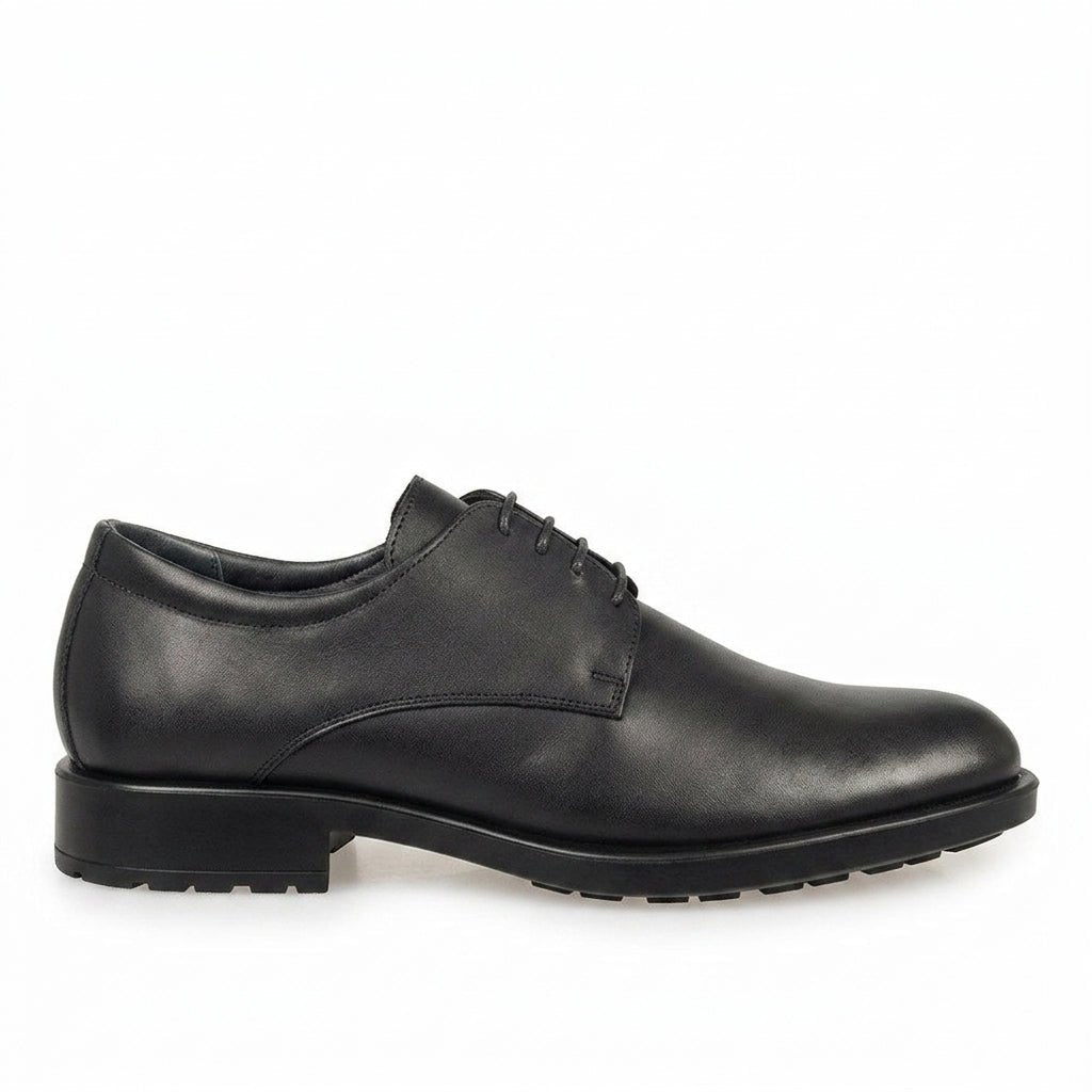 Pantofi eleganti barbati din piele naturală, M - 8300, negru - Paul Style