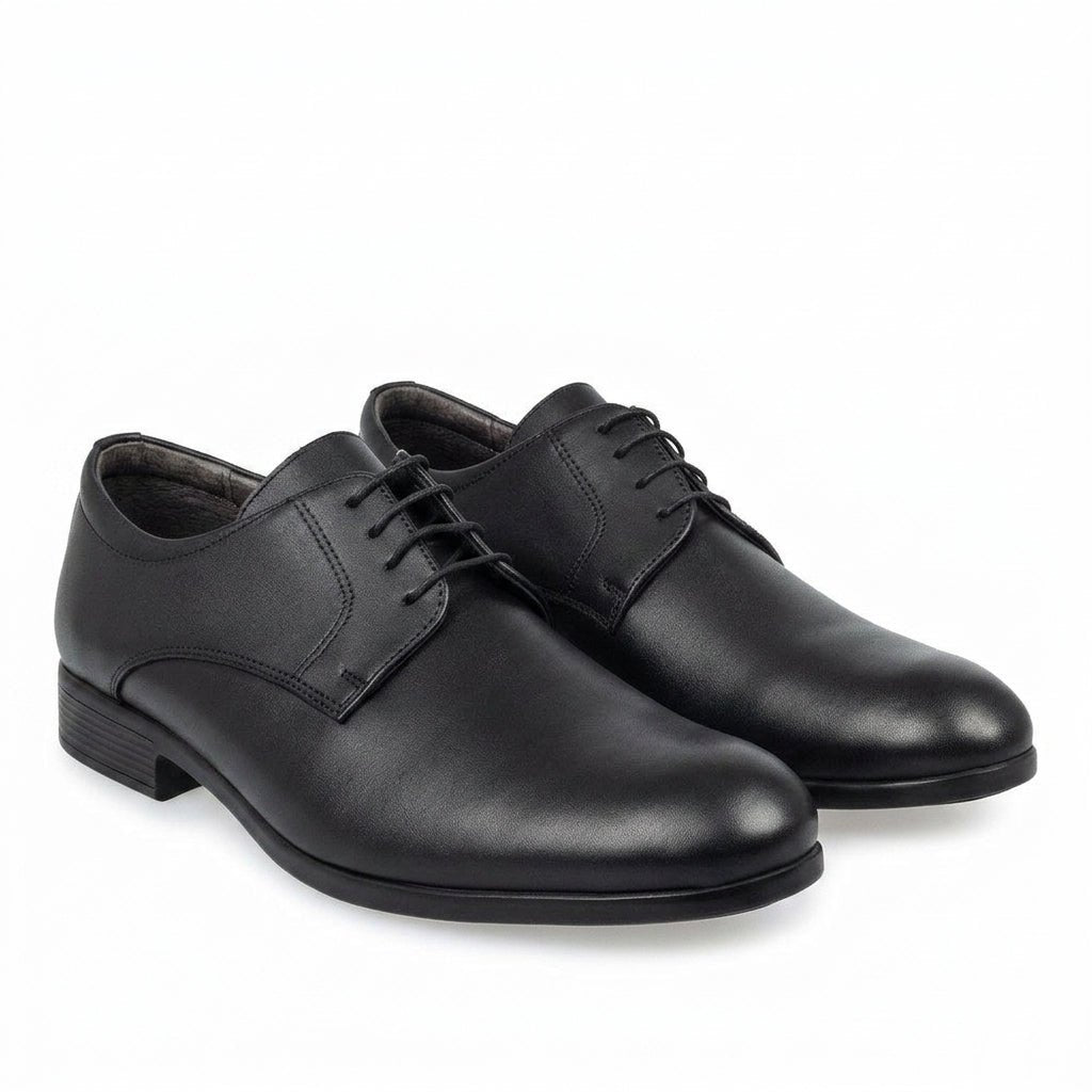 Pantofi eleganti barbati din piele naturală, M - 8304, negru - Paul Style