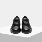 Pantofi sport barbati din piele naturală negri - Paul Style