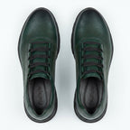 Pantofi sport barbati din piele naturală verde 447 - Paul Style