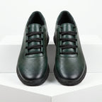 Pantofi sport barbati din piele naturală verde 447 - Paul Style