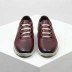 Pantofi sport barbati din piele naturală visiniu 447 - Paul Style