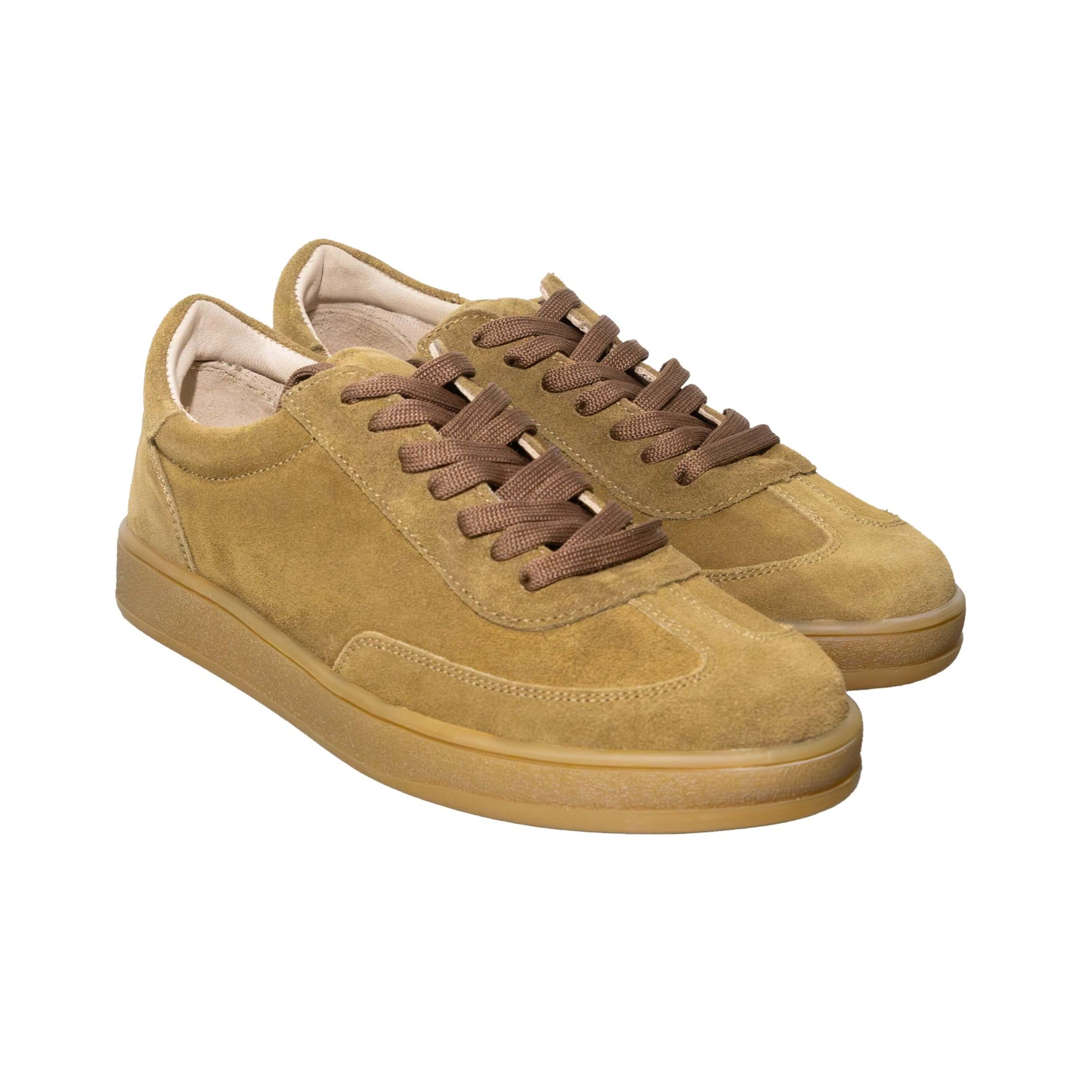 Pantofi sport maro, cod 128, din piele naturala | Paul Style
