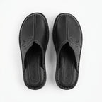 Saboti medicali de dama, negru, A - 01, din piele naturala - Paul Style