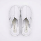 Saboti medicali de dama,alb, A - 01, din piele naturala - Paul Style