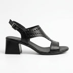 Sandale dama negru, R - 580, din piele naturala - Paul Style