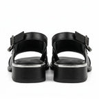 Sandale dama Negru, R - Abi, din piele naturala - Paul Style