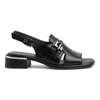 Sandale dama Negru, R - Abi, din piele naturala - Paul Style