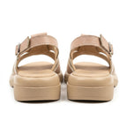 Sandale dama nud, R - 07, din piele naturala - Paul Style