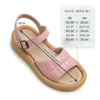 Sandale dama roz, R30, din piele naturala - Paul Style