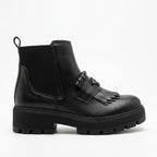 Ghete dama negru, A-936, din piele naturala