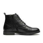 Ghete barbati din piele naturală, A-961, negru