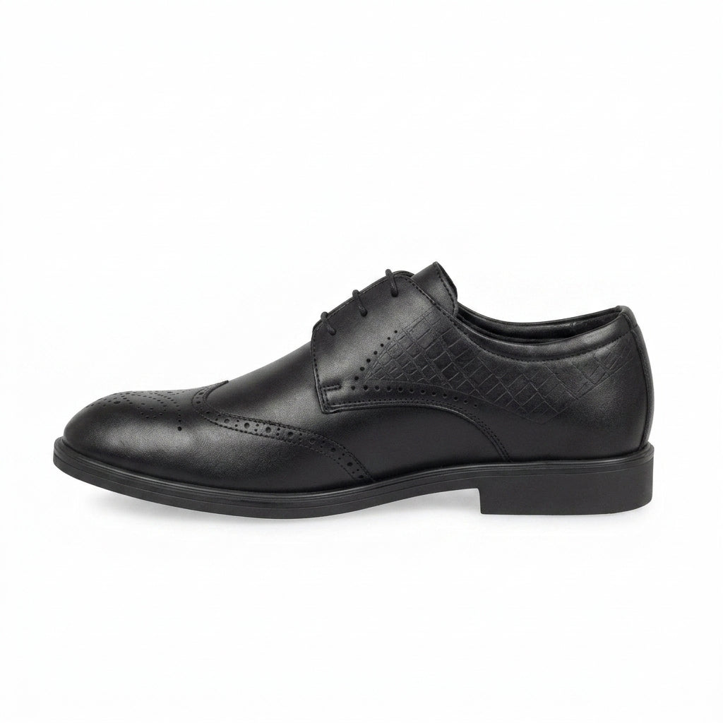 Pantofi eleganti barbati din piele naturală, M-4063, negru