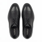 Pantofi eleganti barbati din piele naturală, M-4063, negru