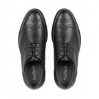 Pantofi eleganti barbati din piele naturală, M-61063, negru