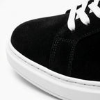 Adidasi barbati din piele naturală, M-112, negru-velur ta
