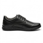Pantofi casual barbati din piele naturală, A-501, negru