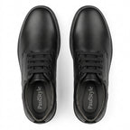 Pantofi casual barbati din piele naturală, A-501, negru
