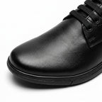 Pantofi casual barbati din piele naturală, A-501, negru