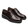 Pantofi eleganti barbati din piele naturală, A185-3, maro-milenium
