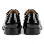 Pantofi eleganti barbati din piele naturală, A185-3, negru-lac