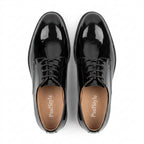 Pantofi eleganti barbati din piele naturală, A185-3, negru-lac
