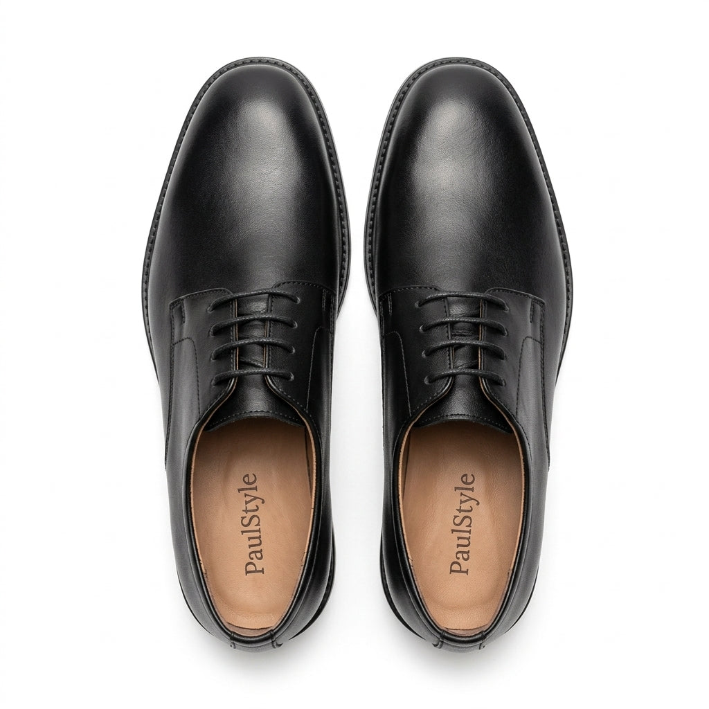 Pantofi eleganti barbati din piele naturală, A185-3, negru
