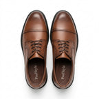 Pantofi eleganti barbati din piele naturală, A-198, maro