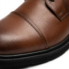 Pantofi eleganti barbati din piele naturală, A-198, maro