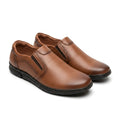 Pantofi casual barbati din piele naturală, A-502, maro