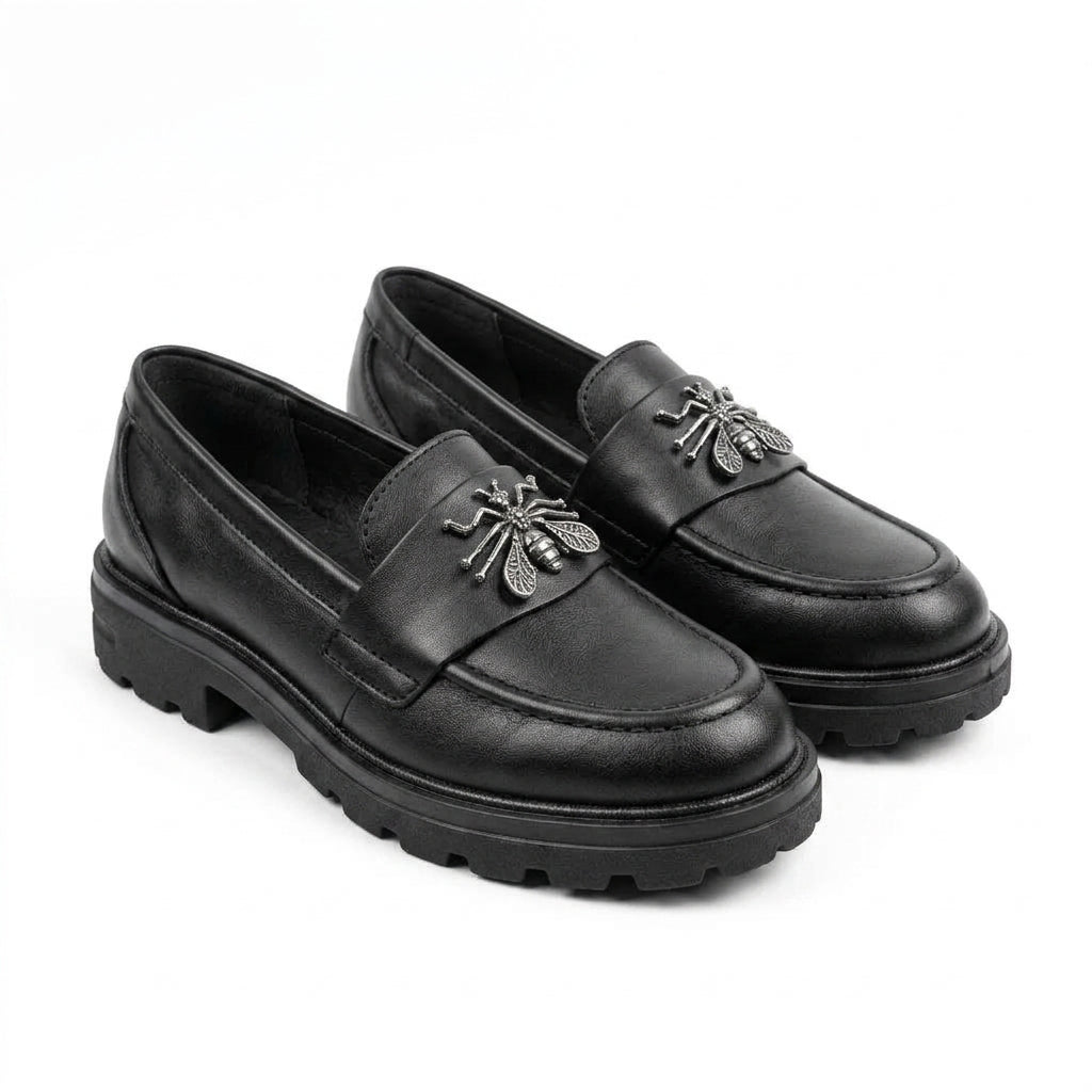 Mocasini dama magenta-velur, R-Mica, din piele naturala