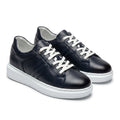 Adidasi barbati din piele naturală, M-105, blue