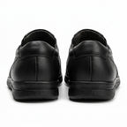 Pantofi casual barbati din piele naturală, A-502, negru