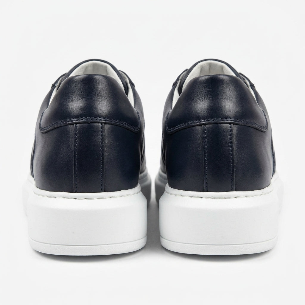 Adidasi barbati din piele naturală, M-105, blue
