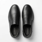 Pantofi casual barbati din piele naturală, A-502, negru