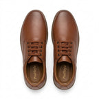 Pantofi casual barbati din piele naturală, A-501, maro
