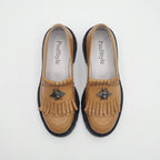 Mocasini dama maro, 131, din piele naturala cu talpa neagra