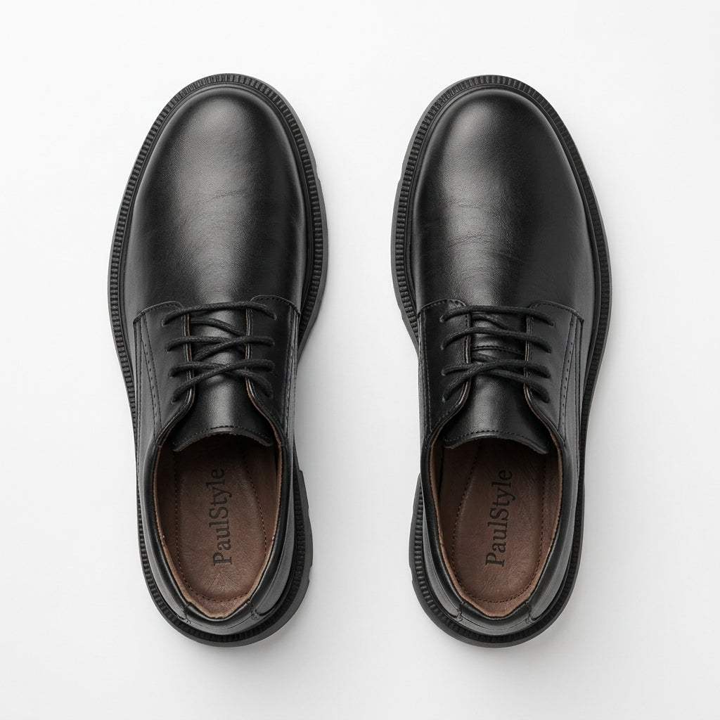 Pantofi casul dama negru, A-296, din piele naturala